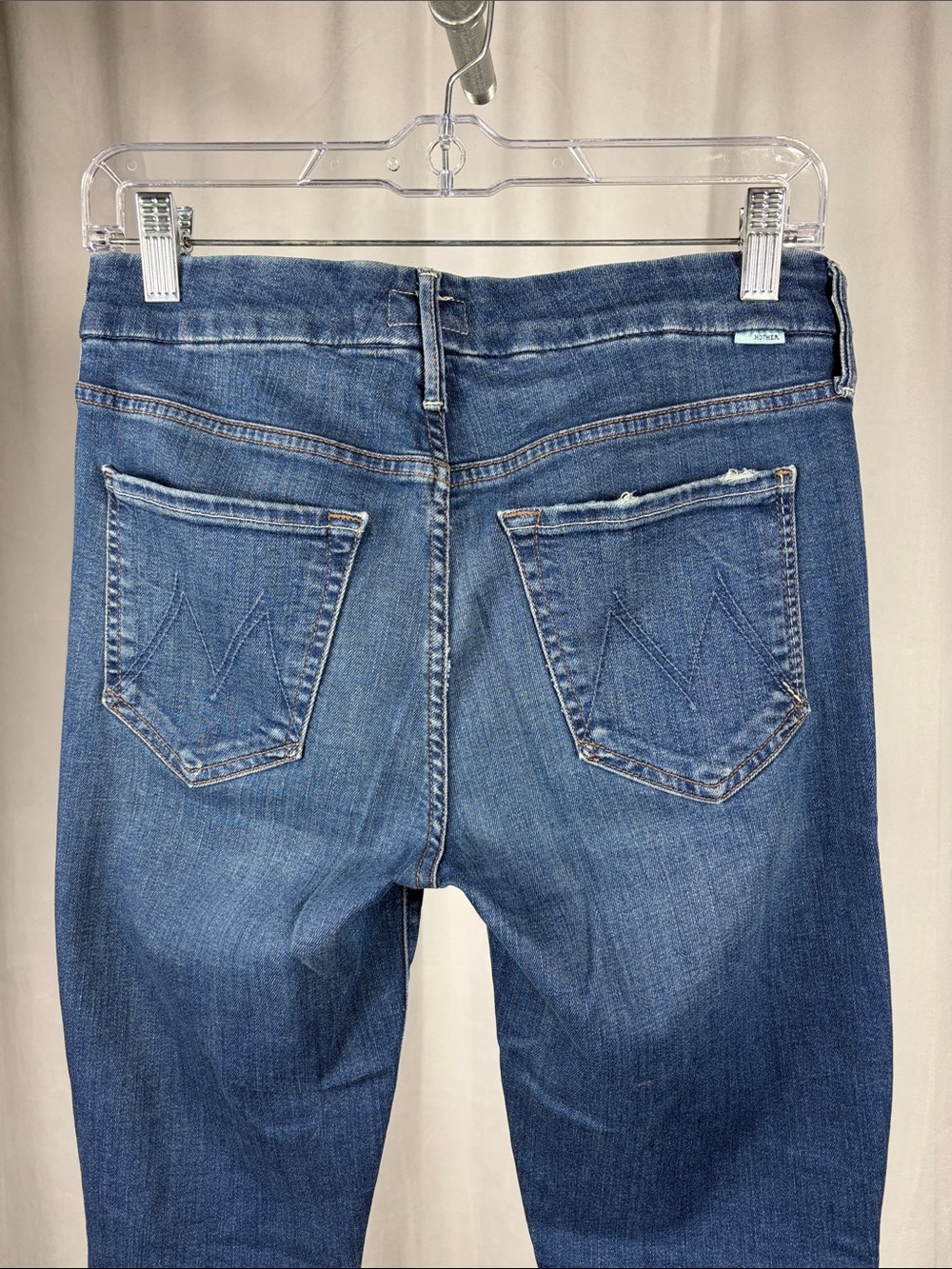 Mother The Looker Skinny Jeans in Turn of Tide. - Picture 7 of 14